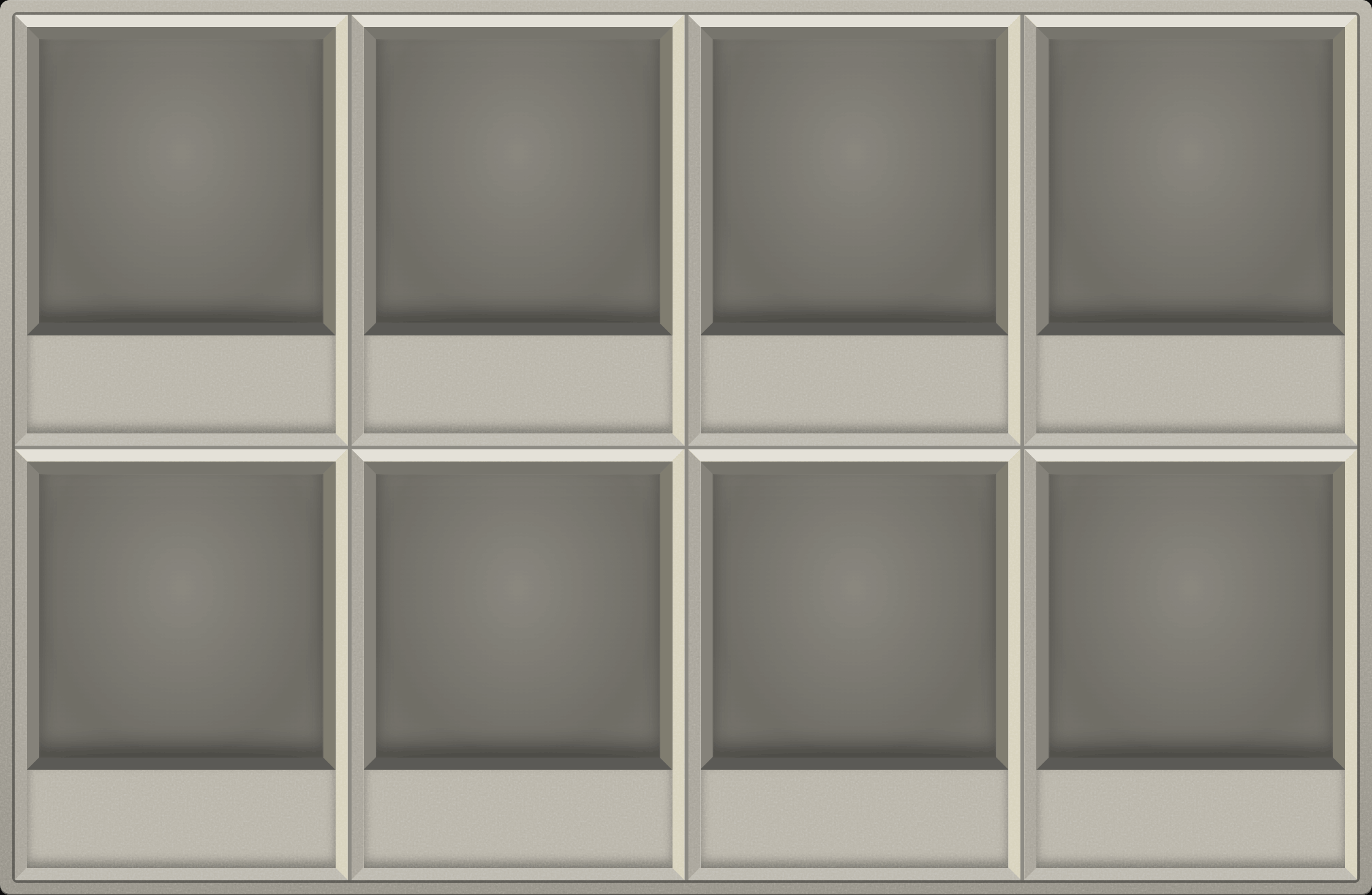 Linen Bone Display Case (2x4)
